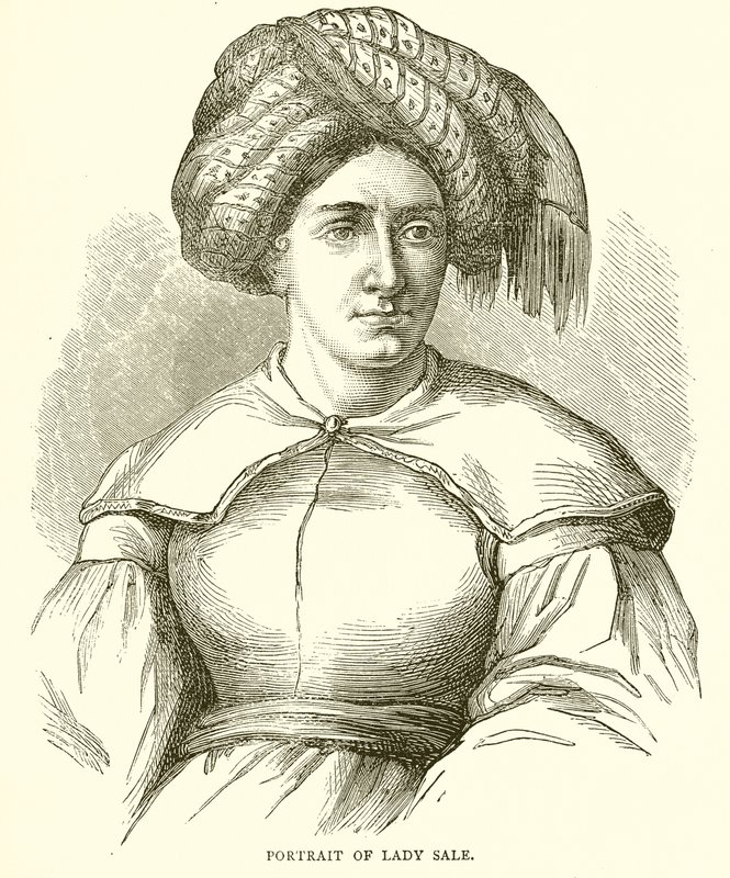 Ritratto di Lady Sale da English School