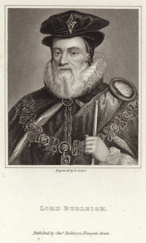 Ritratto di Lord Burleigh da English School
