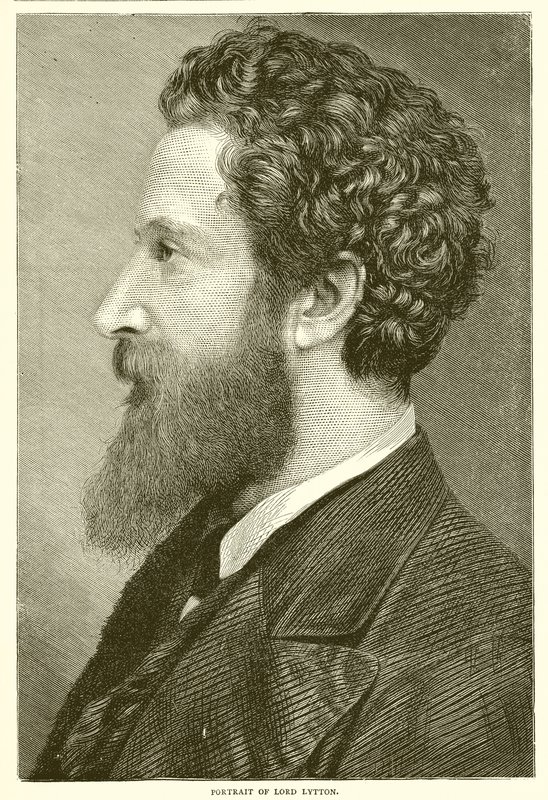 Ritratto di Lord Lytton da English School