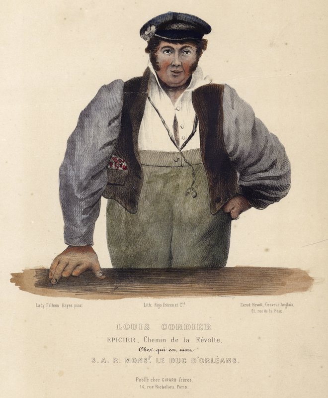 Ritratto di Louis Cordier da English School