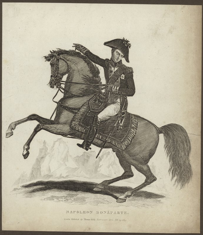 Ritratto di Napoleone Bonaparte da English School
