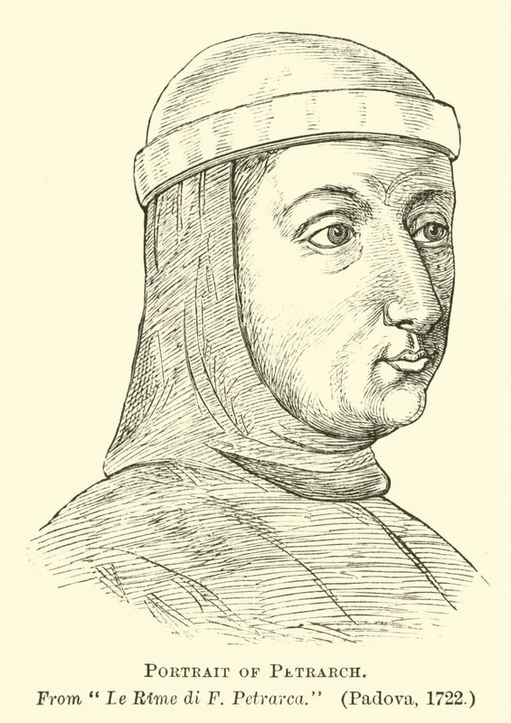 Ritratto di Petrarca da English School