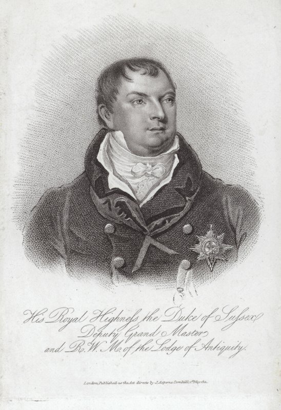 Ritratto di Principe Augusto Federico, Duca di Sussex da English School