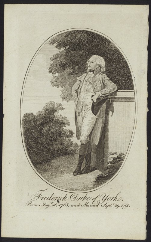 Ritratto di Federico, Duca di York e Albany da English School
