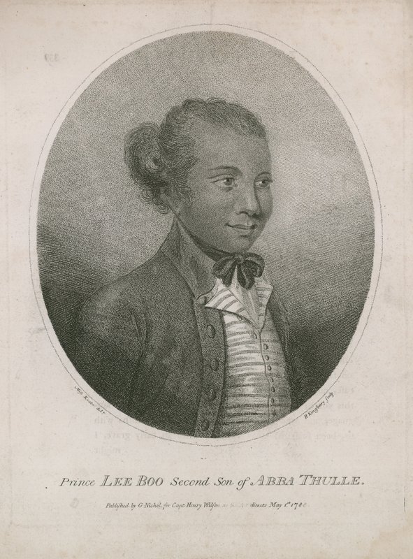 Ritratto del Principe Lee Boo di Palau da English School