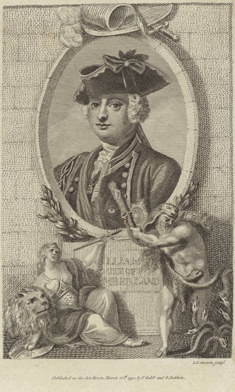 Ritratto di William, Duca di Cumberland da English School