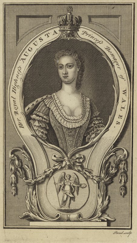 Ritratto di Augusta, Principessa di Sassonia-Gotha-Altenburg da English School