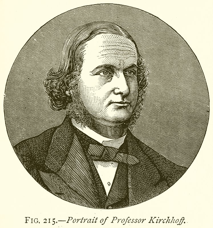 Ritratto del Professor Kirchhoff da English School