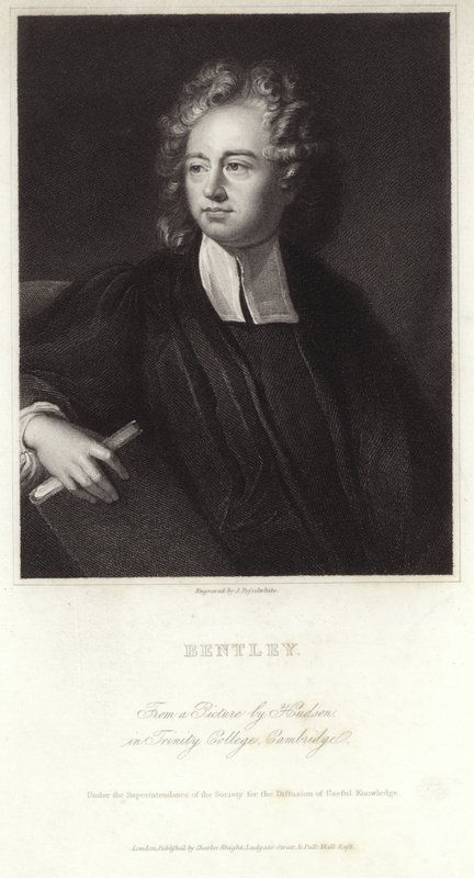 Ritratto di Richard Bentley da English School