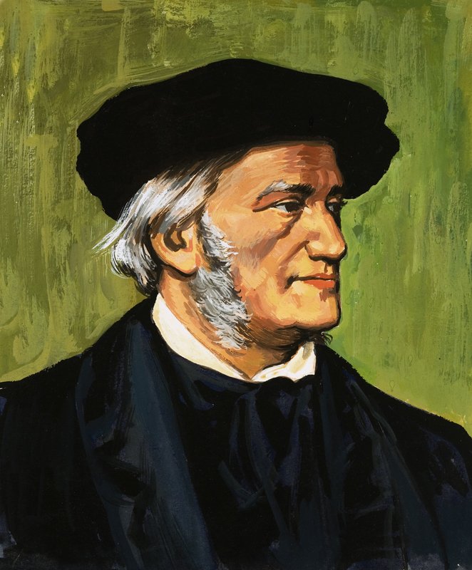 Ritratto di Richard Wagner, compositore di L
