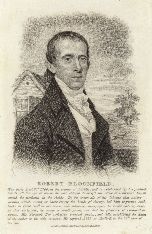 Ritratto di Robert Bloomfield da English School