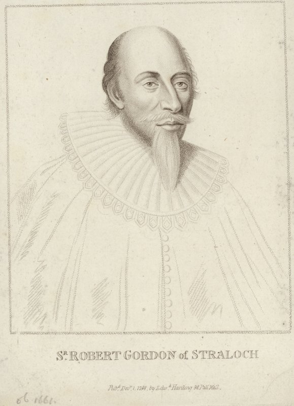 Ritratto di Robert Gordon di Straloch da English School