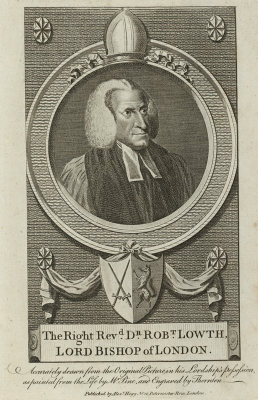 Ritratto di Robert Lowth da English School