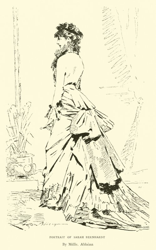 Ritratto di Sarah Bernhardt da English School