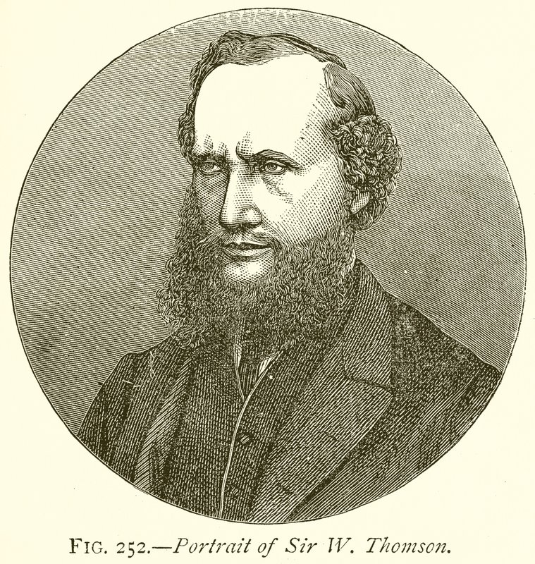Ritratto di Sir W. Thomson da English School