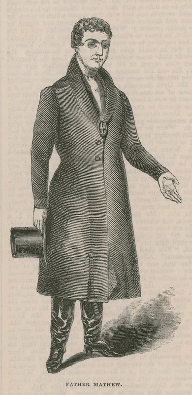 Ritratto di Theobald Mathew da English School