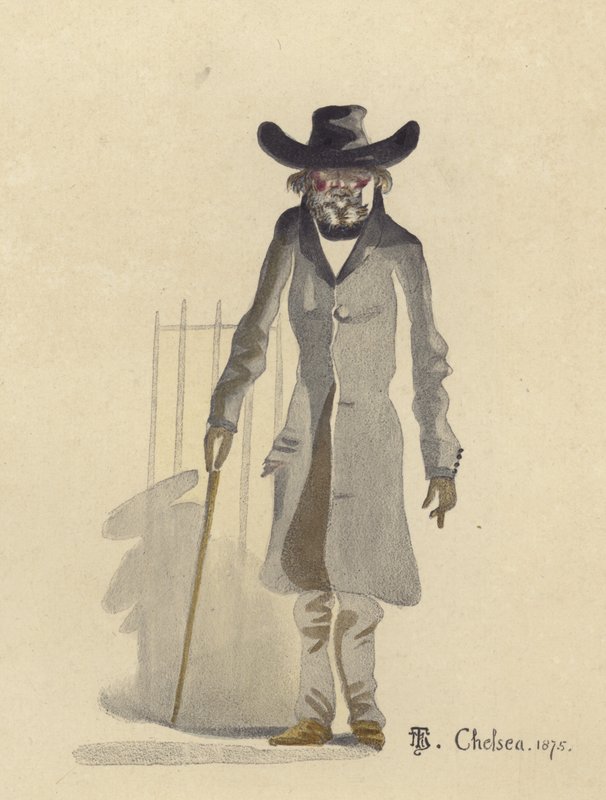 Ritratto di Thomas Carlyle da English School