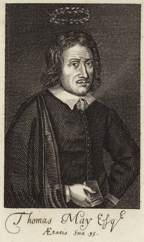 Ritratto di Thomas May da English School