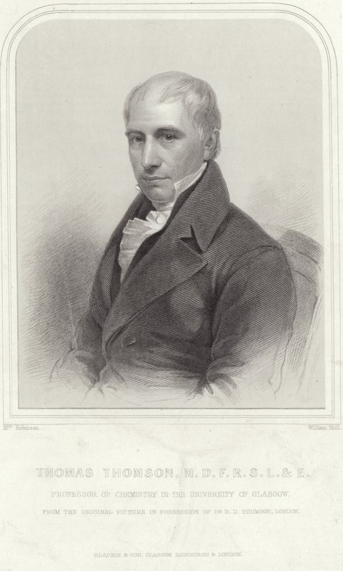 Ritratto di Thomas Thomson da English School