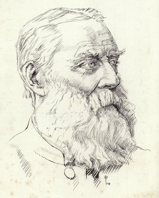 Ritratto di Walter Skeat da English School