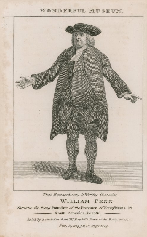 Ritratto di William Penn da English School