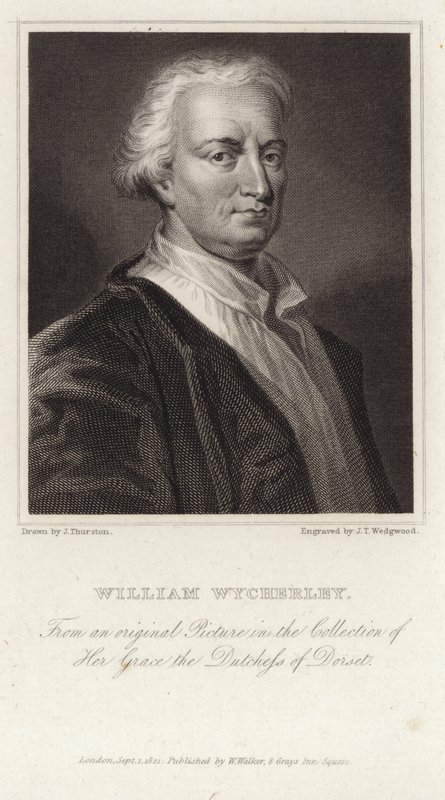 Ritratto di William Wycherley da English School