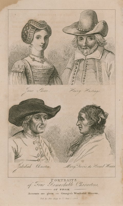 Ritratti di quattro personaggi notevoli da English School