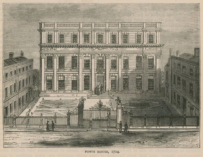 Powis House, Londra, nel 1714 da English School