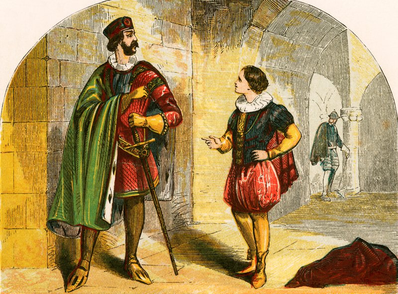 Il principe Arturo chiede la corona a suo zio da English School