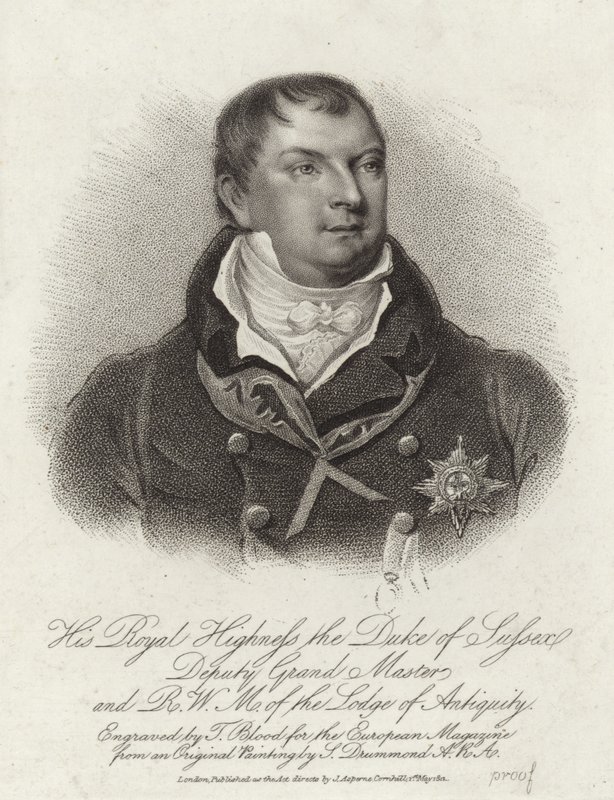 Principe Augusto Federico, Duca di Sussex da English School