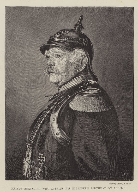 Il principe Bismarck, che compie ottant