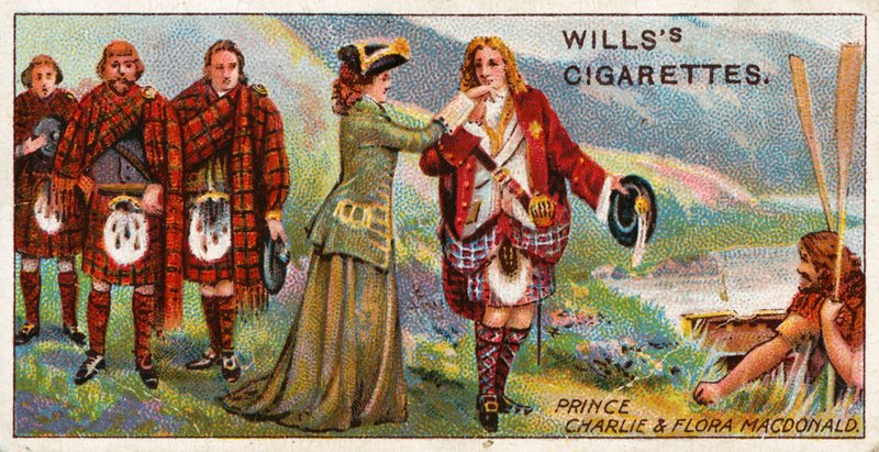 Principe Charlie e Flora Macdonald da English School