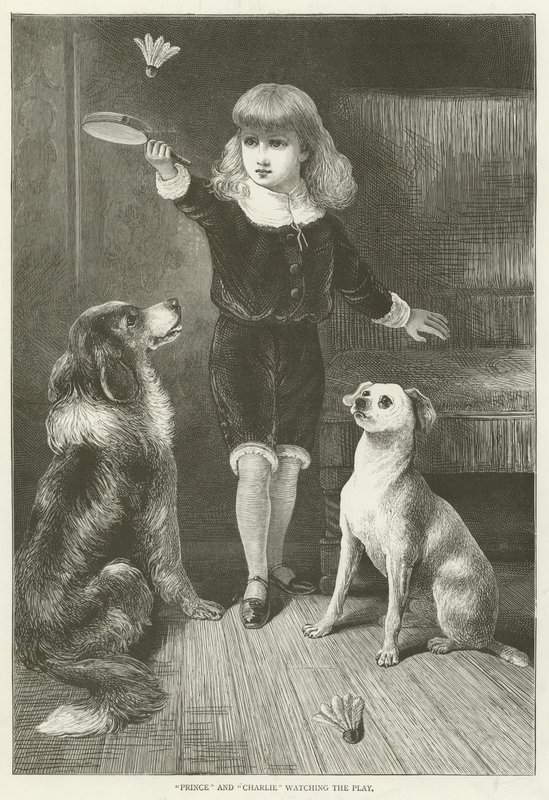 Prince e Charlie che guardano lo spettacolo da English School