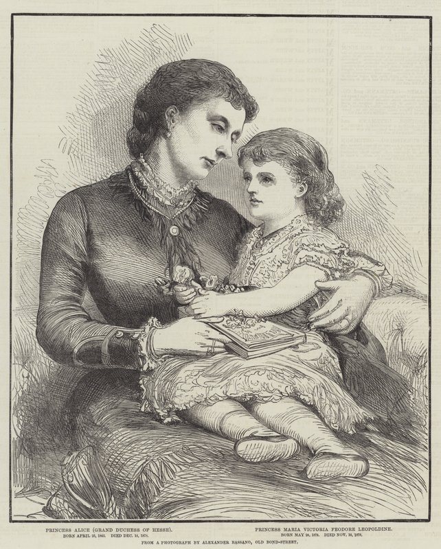 Principessa Alice e sua Figlia da English School