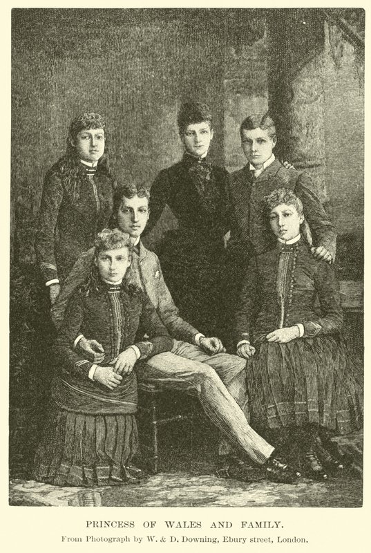 Principessa di Galles e famiglia da English School