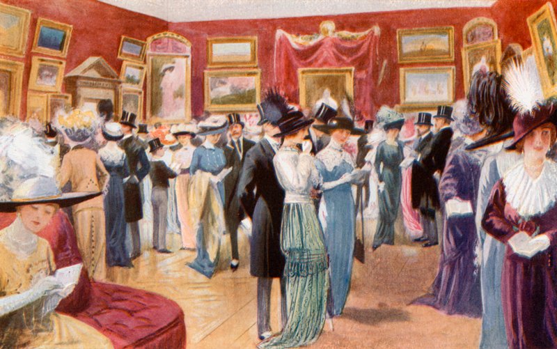 Giorno della visione privata alla Royal Academy da English School