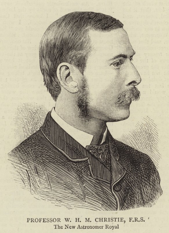 Professor W H M Christie, FRS da English School