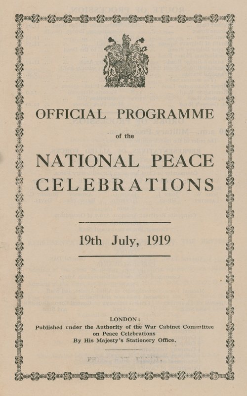 Programma delle celebrazioni nazionali della pace da English School