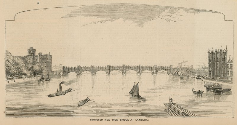 Proposto nuovo ponte di ferro a Lambeth da English School