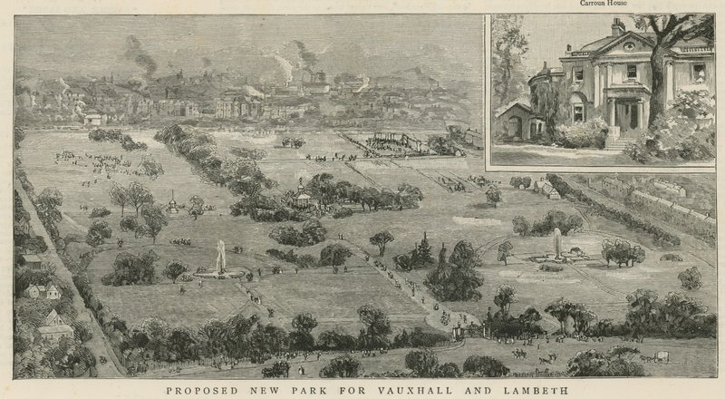 Proposta per un nuovo parco a Vauxhall e Lambeth da English School