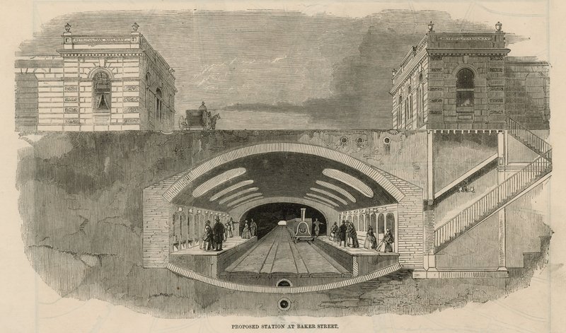 Proposta di stazione a Baker Street da English School