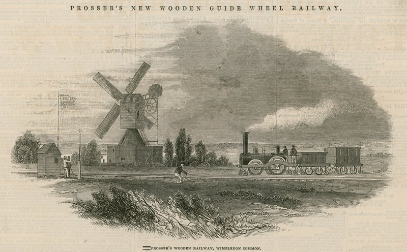 La ferrovia di legno di Prosser, Wimbledon Common da English School
