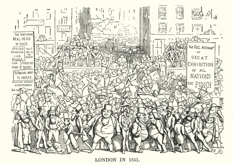 Londra nel 1851 da English School