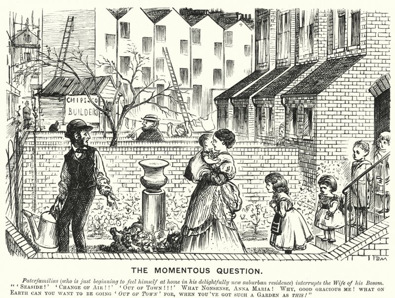 Cartone animato di Punch: La domanda importante da English School