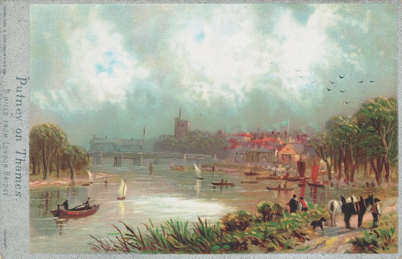 Putney sul fiume Tamigi da English School