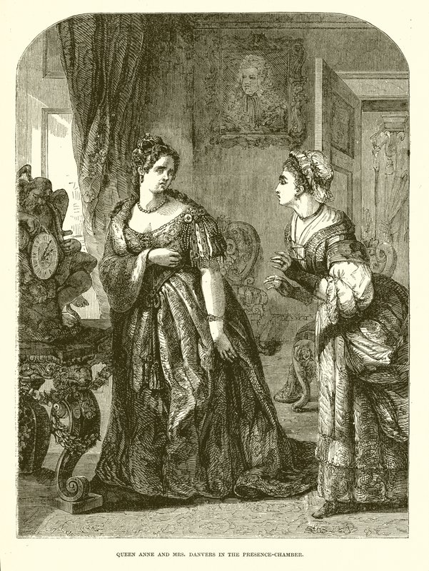 La Regina Anna e la Signora Danvers nella Camera di Presenza da English School