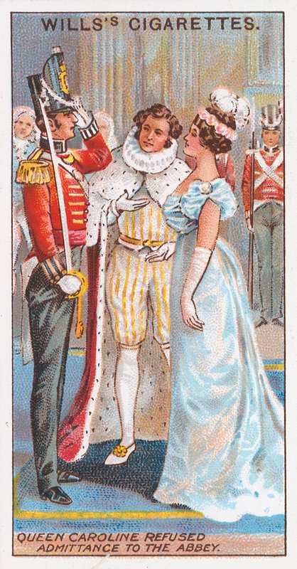 La regina Carolina rifiutata all