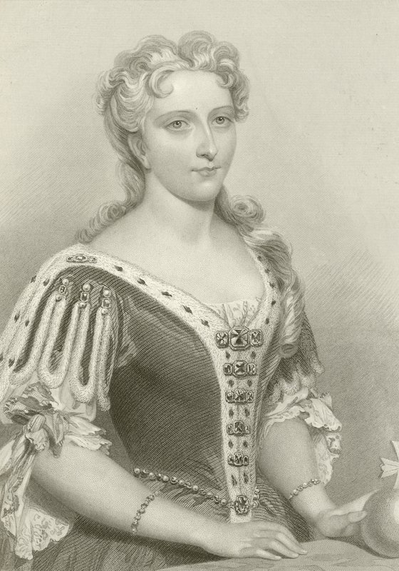 Regina Carolina, consorte di re Giorgio II da English School