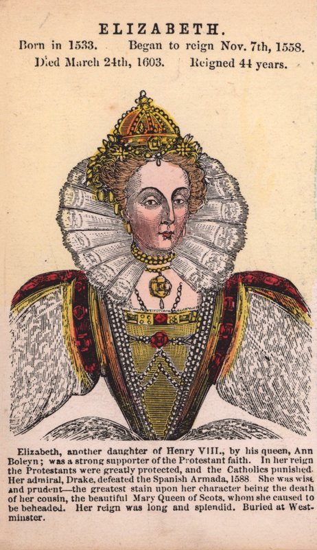 Regina Elisabetta I da English School