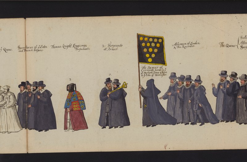 Processione Funebre della Regina Elisabetta I da English School